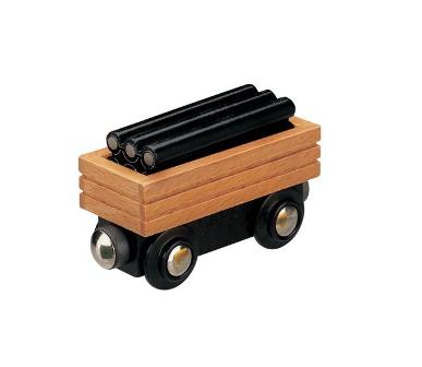 Dřevěné vláčky - Maxim vagon s potrubím