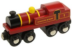 Dřevěná lokomotiva pro dřevěné vláčkodráhy - lokomotiva Metropolitan