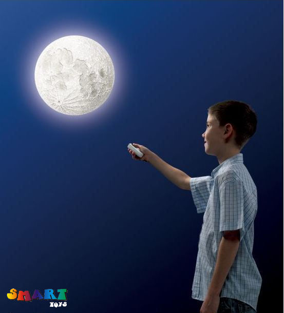 Noční dětské světýlko - Měsíc RC