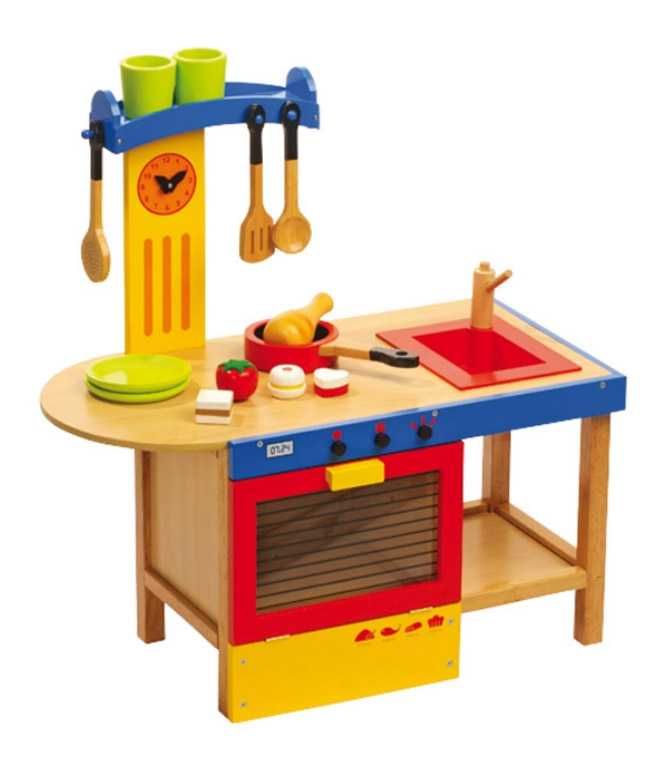 Dětská dřevěná kuchyňka LE1522 - 60 cm