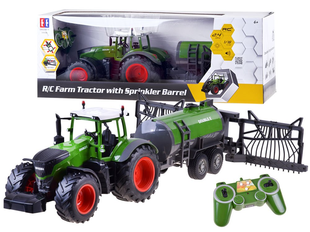 RC traktor 71 cm - traktor na dálkové ovládání s cisternou