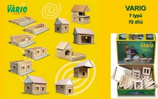Dřevěná stavebnice -  Stavebnice I
