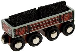 Vagon pro dřevěné vláčkodáhy - vagon s uhlím