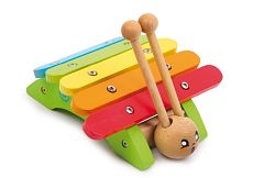 Dřevěný xylofon šnek