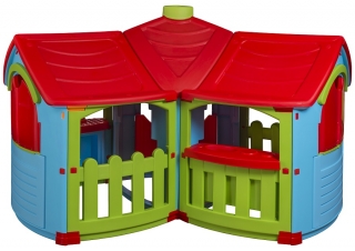 Domeček na zahradu pro děti - velký dvojdomek