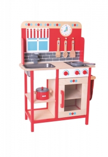 Dětská dřevěná kuchyňka BJ464 - 45 cm