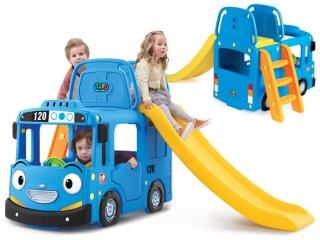 Dětské hřiště autobus 3V1 - modré