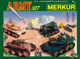 Stavebnice Merkur - Army set