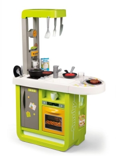 Dětská kuchyňka elektronická - zeleno žlutá