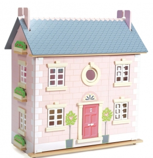 Dřevěný domeček pro panenky Le Toy  35x67x61